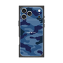 プレミアムスクエアケース［ Camouflage - Blue ］