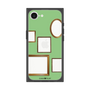 プレミアムスクエアケース［ Photo Frames - Light Green ］