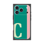 プレミアムスクエアケース［ オリジナル - initial color line - C green ］