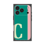 プレミアムスクエアケース［ オリジナル - initial color line - C green ］