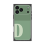 プレミアムスクエアケース［ オリジナル - initial two tone - D green ］