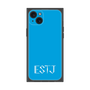 プレミアムスクエアケース［ オリジナル - ESTJ 幹部 - アルファベット - ブルー ］