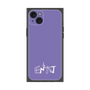 プレミアムスクエアケース［ オリジナル - ENTJ 指揮官 - アルファベット - パープル ］