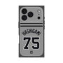 プレミアムスクエアケース［ 読売ジャイアンツ - #75 HASHIGAMI - ビジター ］
