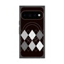 プレミアムスクエアケース with Pixelsnap［ Nordic Argyle - Black ］
