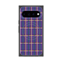 プレミアムスクエアケース with Pixelsnap［ Tartan Check - Purple ］