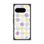 プレミアムスクエアケース with Pixelsnap［ Nordic Circle - Purple ］