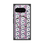 プレミアムスクエアケース with Pixelsnap［ オリジナル - CASEPLAYイニシャル総柄 - ピンク ］