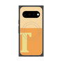 プレミアムスクエアケース with Pixelsnap［ オリジナル - initial two tone - T orange ］