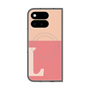 プレミアムスクエアケース with Pixelsnap［ オリジナル - initial two tone - L pink ］