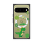 プレミアムスクエアケース with Pixelsnap［ DRAWING PAPER Green ］