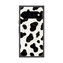 プレミアムスクエアケース with Pixelsnap［ Cow - White ］