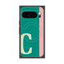 プレミアムスクエアケース with Pixelsnap［ オリジナル - initial color line - C green ］