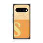 プレミアムスクエアケース with Pixelsnap［ オリジナル - initial two tone - S orange ］