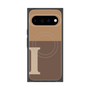 プレミアムスクエアケース with Pixelsnap［ オリジナル - initial two tone - I brown ］
