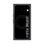 プレミアムスクエアケース with Pixelsnap［ SUPER PRIVATE - ロゴ - Black ］
