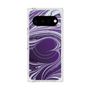 プレミアムスクエアケース with Pixelsnap［ y2k(Year2000) - Heart - Rich Purple ］