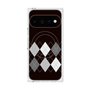 プレミアムスクエアケース with Pixelsnap［ Nordic Argyle - Black ］