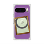 プレミアムスクエアケース with Pixelsnap［ Photo Frame - Purple ］