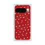 プレミアムスクエアケース with Pixelsnap［ Drawing Dot - Red ］
