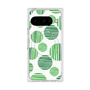 プレミアムスクエアケース with Pixelsnap［ Nordic Dot - Green ］