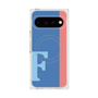 プレミアムスクエアケース with Pixelsnap［ オリジナル - initial color line - F blue ］