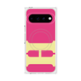 プレミアムスクエアケース with Pixelsnap［ オリジナル - initial color - H pink ］