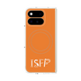 プレミアムスクエアケース with Pixelsnap［ オリジナル - ISFP 冒険家 - アルファベット - オレンジ ］