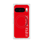 プレミアムスクエアケース with Pixelsnap［ SUPER PRIVATE - ロゴ - Red ］