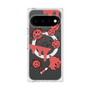 プレミアムスクエアケース with Pixelsnap［ PAINTING SMILE Red ］
