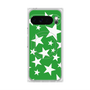 プレミアムスクエアケース with Pixelsnap［ Stars - Green ］