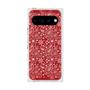 プレミアムスクエアケース with Pixelsnap［ ペイズリー - Red ］