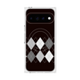 プレミアムスクエアケース with Pixelsnap［ Nordic Argyle - Black ］