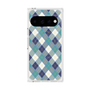 プレミアムスクエアケース with Pixelsnap［ Argyle - Blue ］
