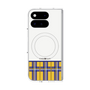 プレミアムスクエアケース with Pixelsnap［ CASEPLAY Tartan Check - Yellow ］