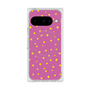 プレミアムスクエアケース with Pixelsnap［ Drawing Dot - Pink ］