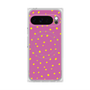プレミアムスクエアケース with Pixelsnap［ Drawing Dot - Pink ］