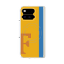 プレミアムスクエアケース with Pixelsnap［ オリジナル - initial color line - F orange ］
