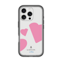 スリムプロテクションプレミアムケース［ LANVIN en Bleu Hearts Pink - ランバン ハート ピンク ］