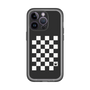 スリムプロテクションプレミアムケース［ Racing checkered flag - レーシングチェッカーフラッグ ］