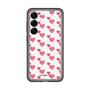 スリムプロテクションプレミアムケース［ Stripe Hearts - Pink ］