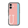 スリムプロテクションプレミアムケース［ オリジナル - initial color line - U pink ］