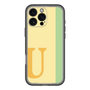スリムプロテクションプレミアムケース［ オリジナル - initial color line - U yellow ］