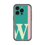 スリムプロテクションプレミアムケース［ オリジナル - initial color line - W green ］