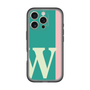 スリムプロテクションプレミアムケース［ オリジナル - initial color line - W green ］