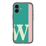 スリムプロテクションプレミアムケース［ オリジナル - initial color line - W green ］