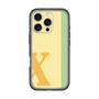スリムプロテクションプレミアムケース［ オリジナル - initial color line - X yellow ］