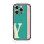 スリムプロテクションプレミアムケース［ オリジナル - initial color line - Y green ］