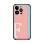 スリムプロテクションプレミアムケース［ オリジナル - initial color line - F pink ］