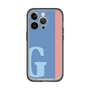 スリムプロテクションプレミアムケース［ オリジナル - initial color line - G blue ］